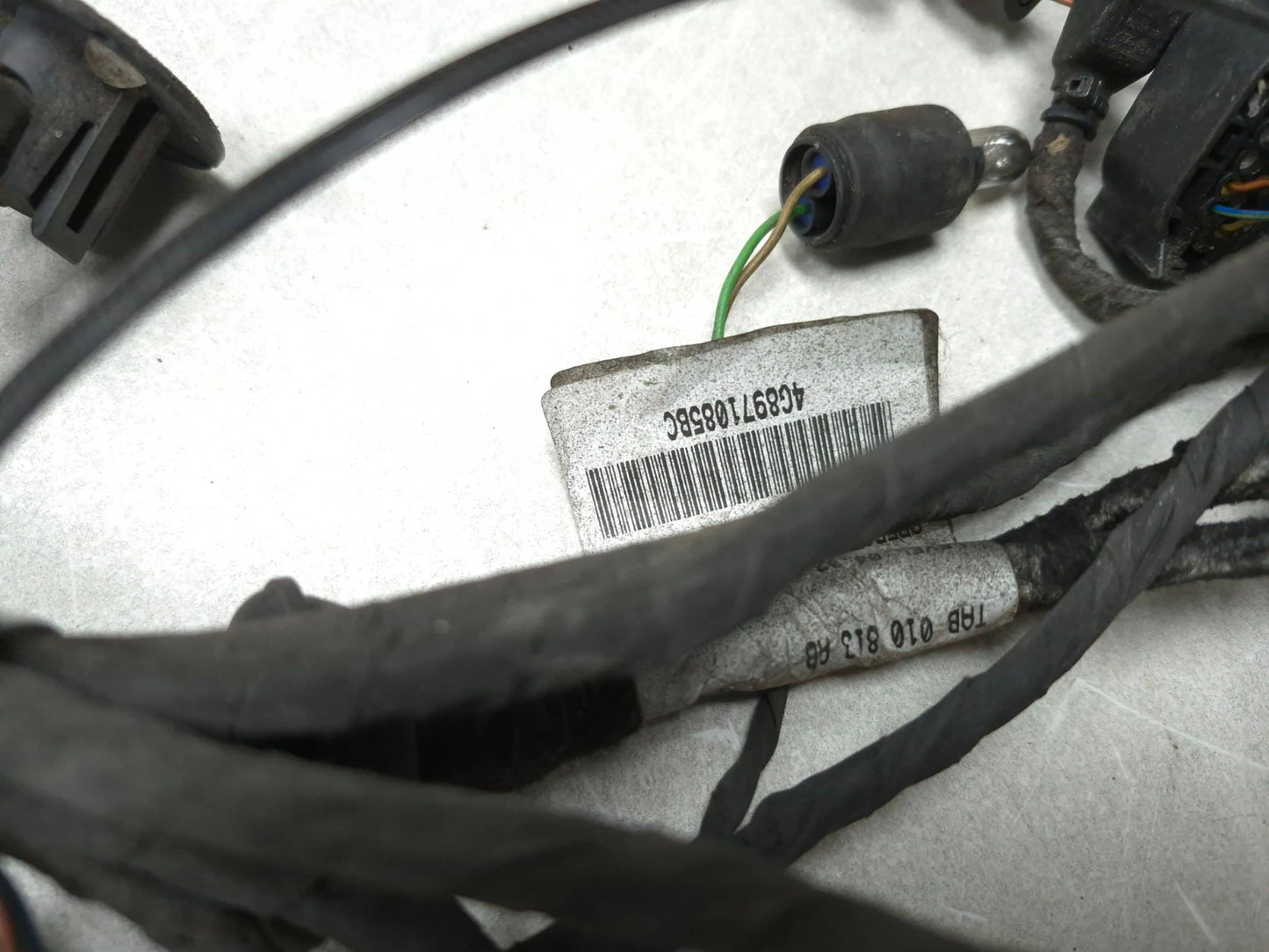 2012 Audi A7 Prestige Rear Parking Aid System Wire Harness W/sensor Assy OEM