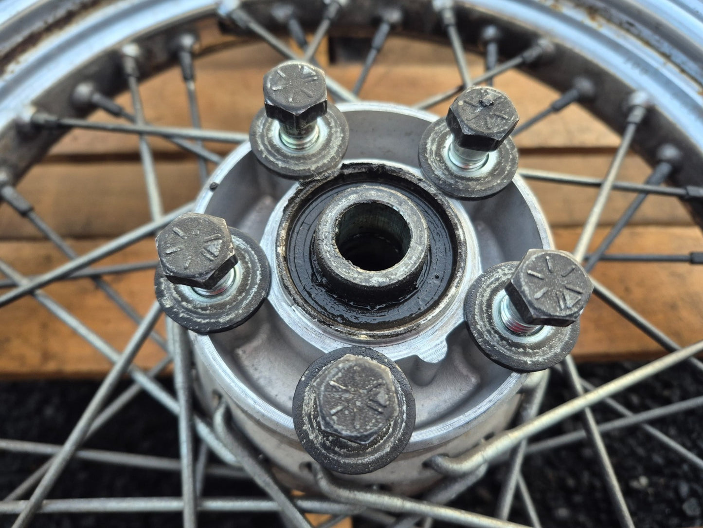 1997 Harley Sportster Xl883  Xl 883 Rear & Front Wheel W/ Tire Pair 16" 19" OEM
