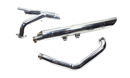 2007 Yamaha Xvs1300 V-star Exhaust Pipe Assy 3 Pcs OEM