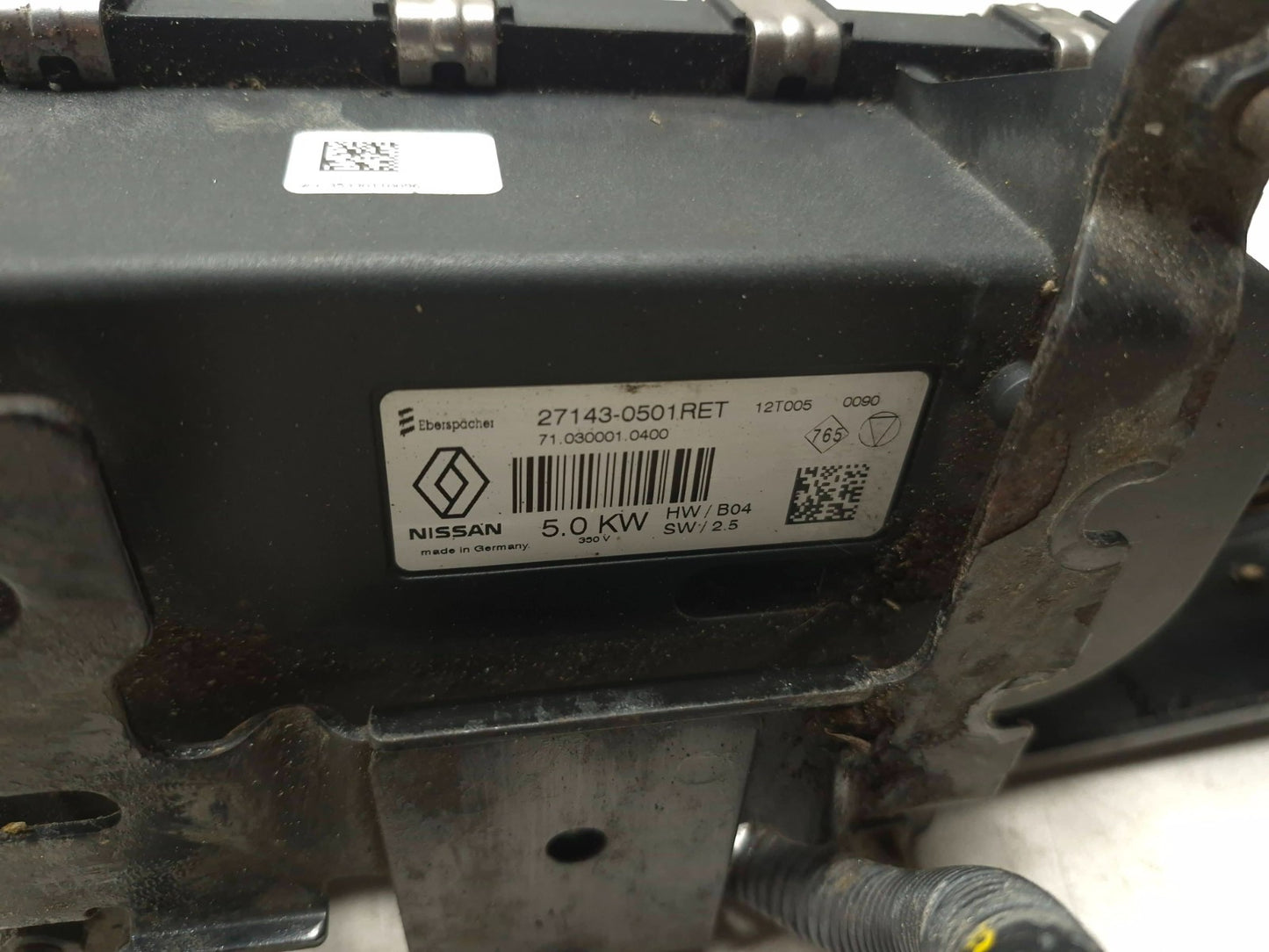 2012 Nissan Leaf Electric Ev Ptc Electric Water Heater Unit OEM