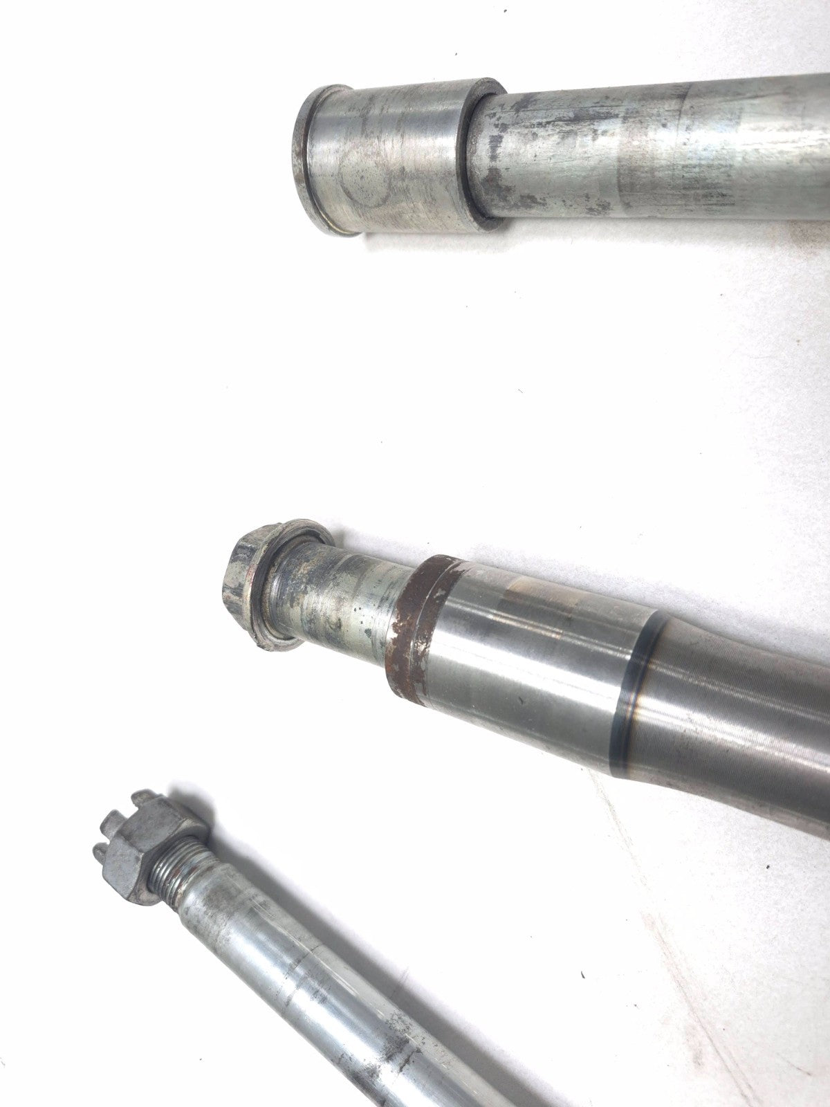 1987 Honda Goldwing 1200i Wheel Axle Front & Rear W/ Pivot Bolt OEM