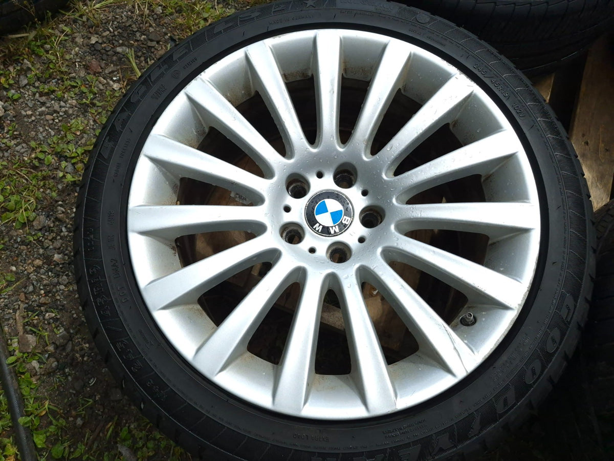2011 BMW 750li Wheel Rim W/ Tire 245/45/r19 19x8.5j 4.8/32 Et 25 4 Pcs OEM
