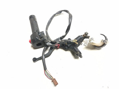 2002 Yamaha Yzf-r6 Front Brake Master Cylinder & Switch Grip Assy OEM