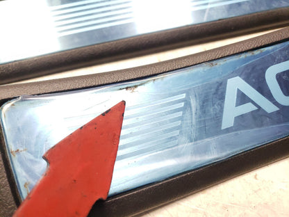 2009 - 2014 Acura Tsx Door Sill Scuff Plate Trim Panel Front & Rear 4pcs  OEM