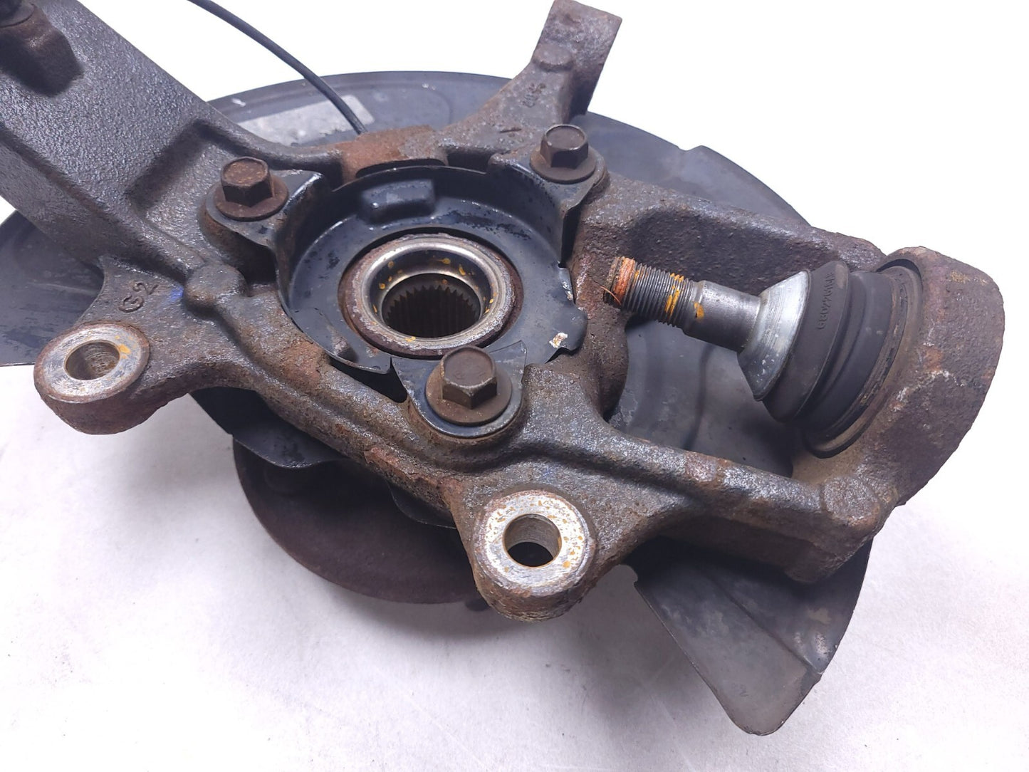 2015 Dodge Durango Front Spindle Knuckle Wheel Hub Bearing Driver Left  OEM