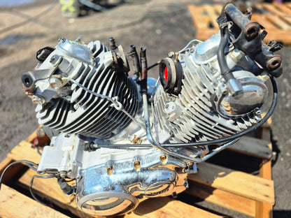 1993 Yamaha Virago Xv750 Engine Motor OEM