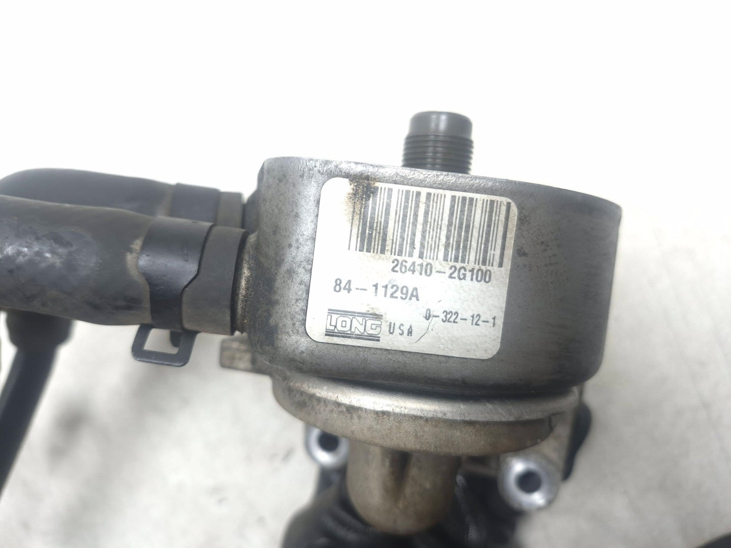 2012 Hyundai Sonata 2.4l Engine Oil Cooler W/ Hose Pipe OEM