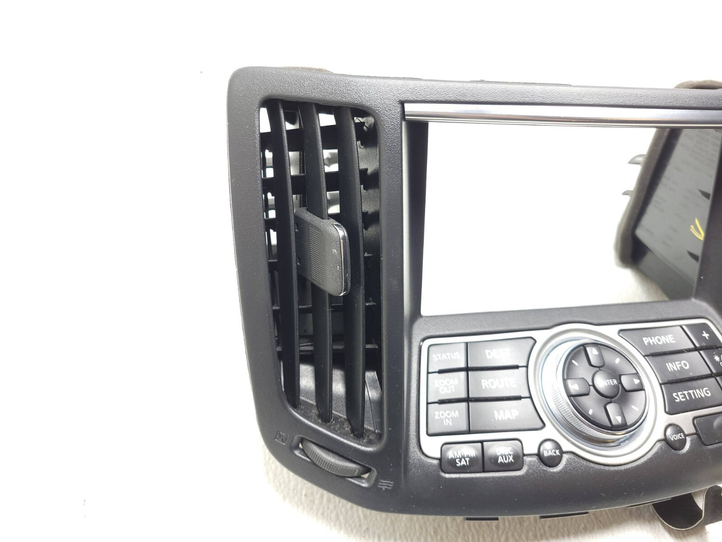2014 Infiniti Q60 Dash Navigation Screen Trim W/ Navigation Controls OEM