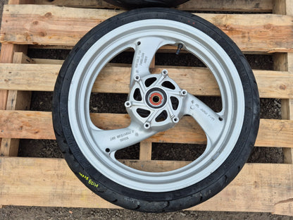 1998 Yamaha Yzf600 Wheel Rim W/ Tire Rear & Front Pair R17 OEM