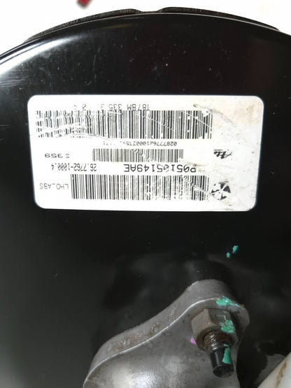 2010 Dodge Caliber Sxt Power Brake Booster W/ Master Cylinder OEM