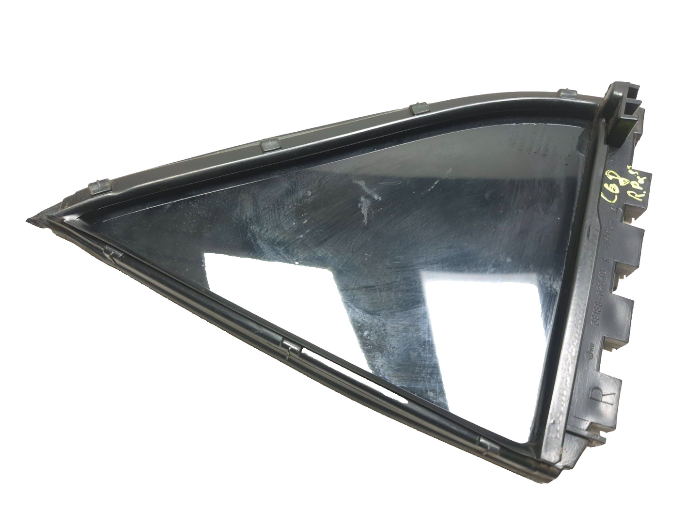 2007 Toyota Corolla Rear Door Vent Window Glass Passenger Side Right OEM