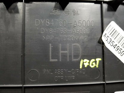 14 15 16 17 Hyundai Elantra Gt Center Console Trim Panel Cover Lower OEM