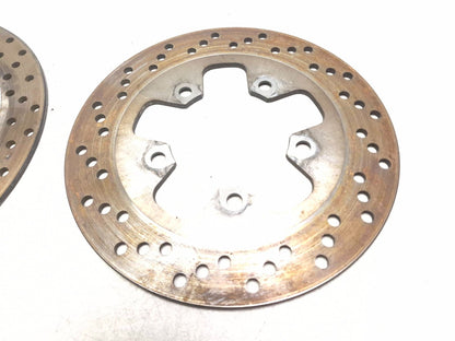 2006 Suzuki Katana Gsx600f Rear & Front Brake Disc 3 Pcs OEM