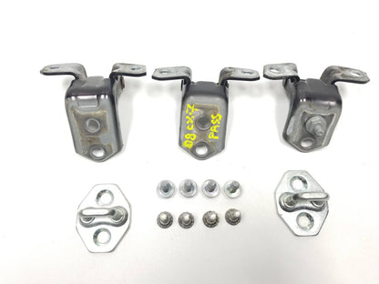 2009 Mazda Cx-7 Passenger Side Door Hinge & Striker 6pcs W/ Bolt 8pcs OEM