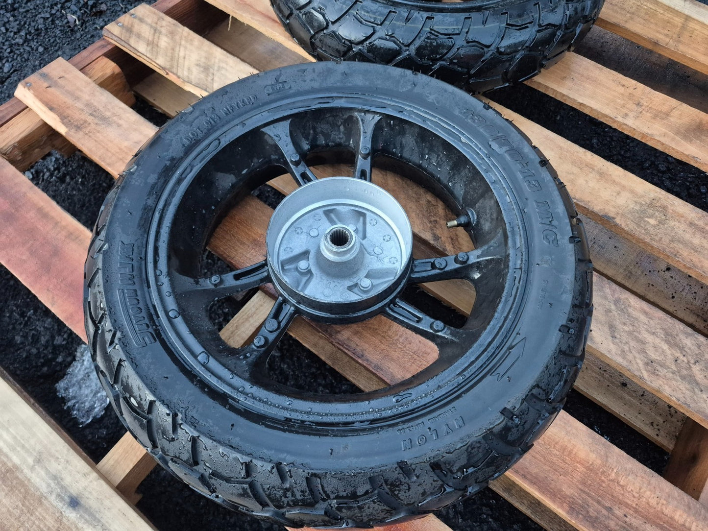 2023 Qianxin Fy200t Rear & Front Wheel W/ Tire Pair 130/70/13 OEM
