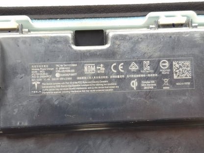 2022 Tesla Model 3 Center Console Trim W/ Wireless Phone Charger OEM