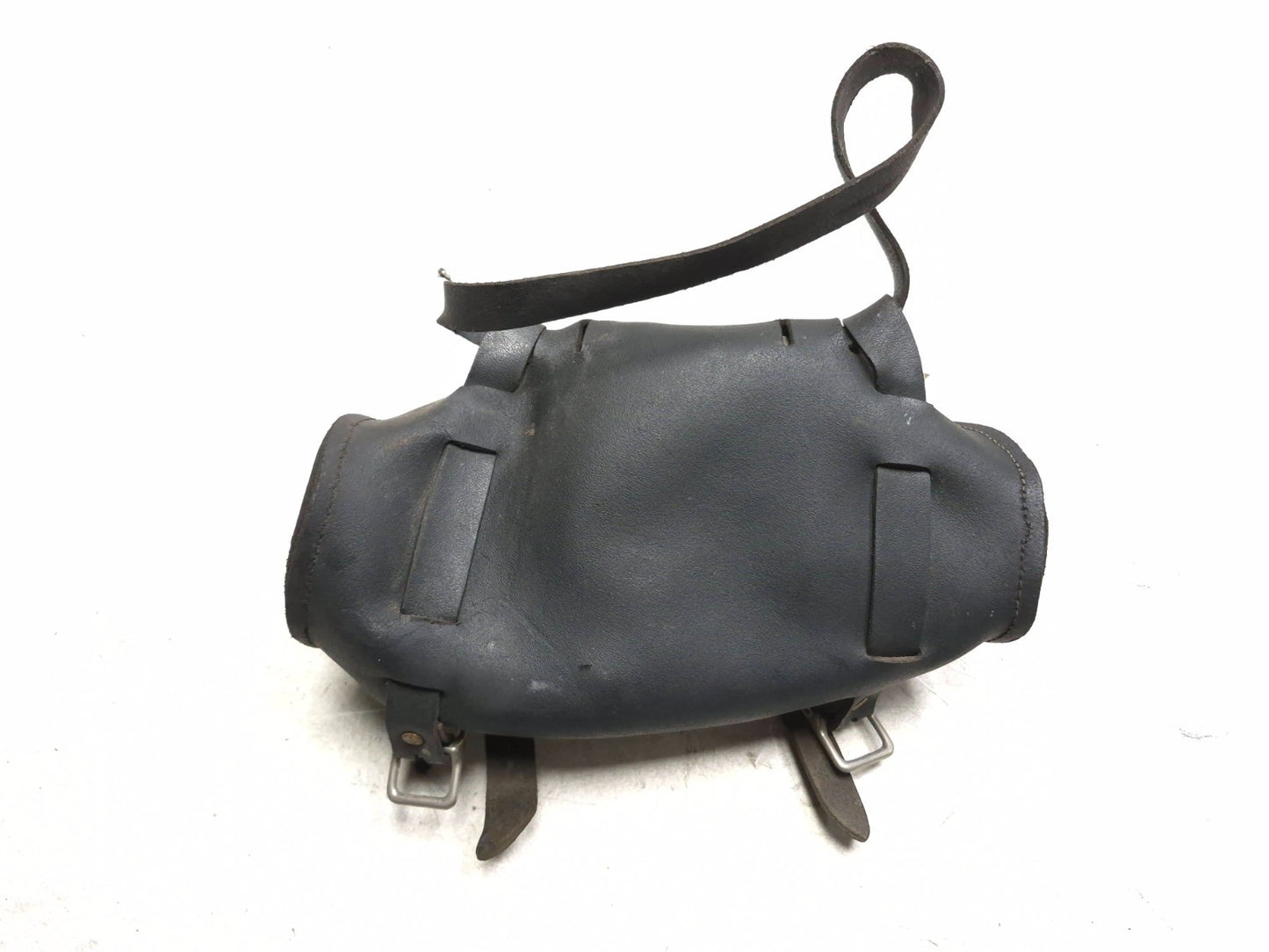 1997 Harley-davidson Sportster Xl883 Fork Tool Bag Leather Saddle Bag Handlebar