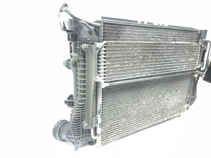 2011 Volkswagen Tiguan Radiator Condenser Intercooler Cooling Fan Assy OEM