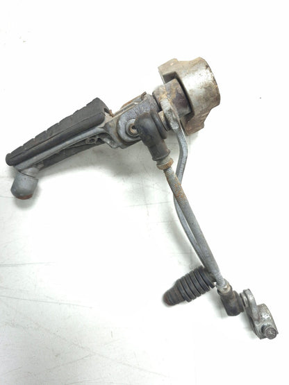 1991 Yamaha Fzr600r Front Left Foot Peg & Mount Bracket W/ Shifter Gear Leveroem