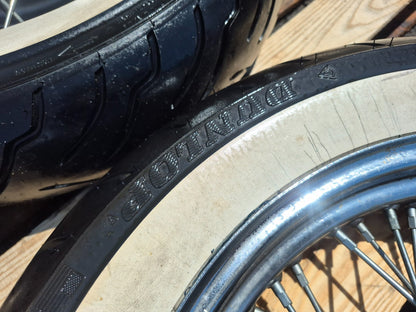 2004 Kawasaki Vulcan 800 Vn800 Wheel Rim W/ Tire Front & Rear Em