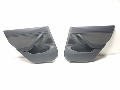 2020 Tesla Model 3 Rear Door Trim Panel Left & Right OEM