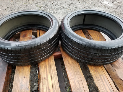 Continental Procontact 235/40r19 96w Pair Used Tire