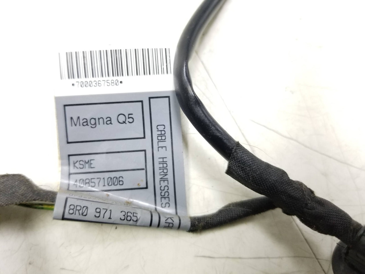 2009 - 2012 Audi Q5 Front Driver Seat Wire Harness OEM ✅