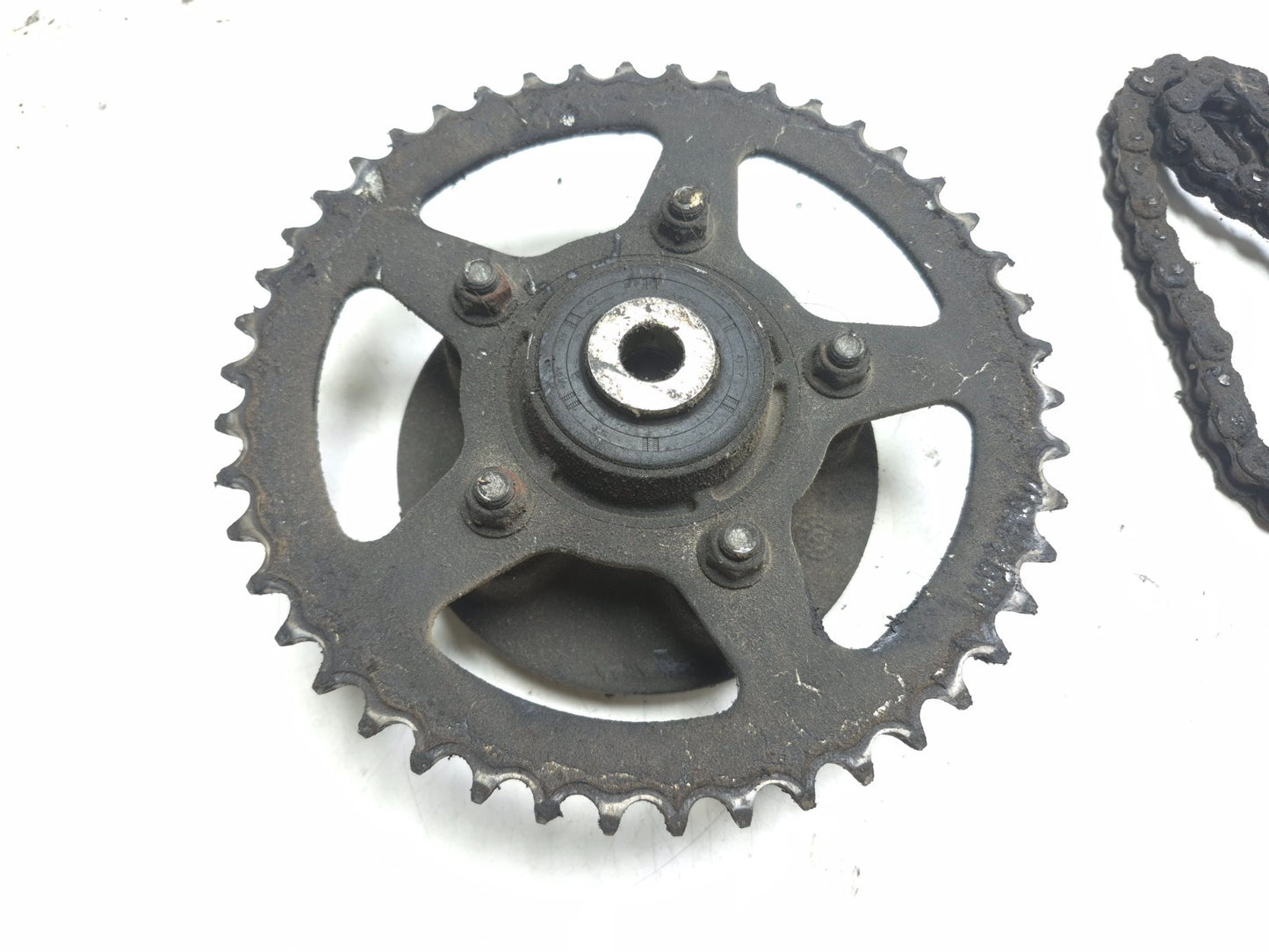 2015 Suzuki Gw250 Rear Wheel Hub & Sprocket W/ Drive Chain OEM
