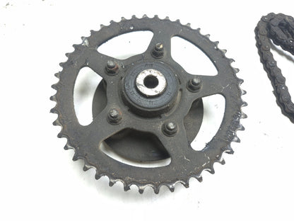 2015 Suzuki Gw250 Rear Wheel Hub & Sprocket W/ Drive Chain OEM