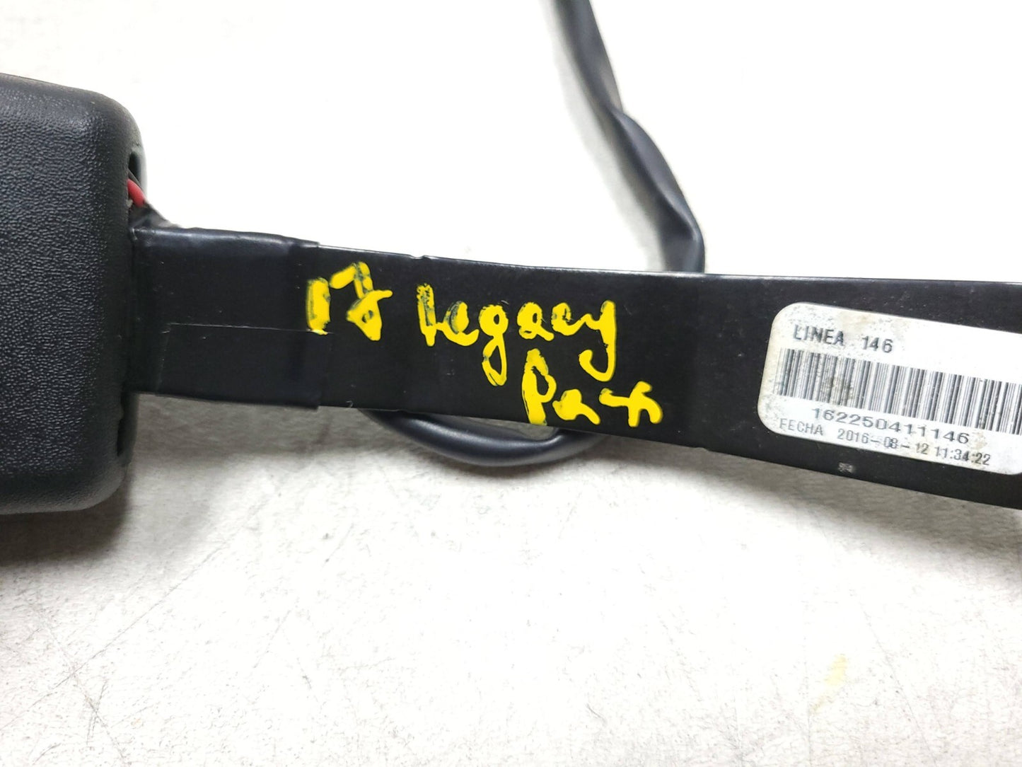 15 - 19 Subaru Legacy Front Seat Belt Buckle Latch Passenger Right OEM