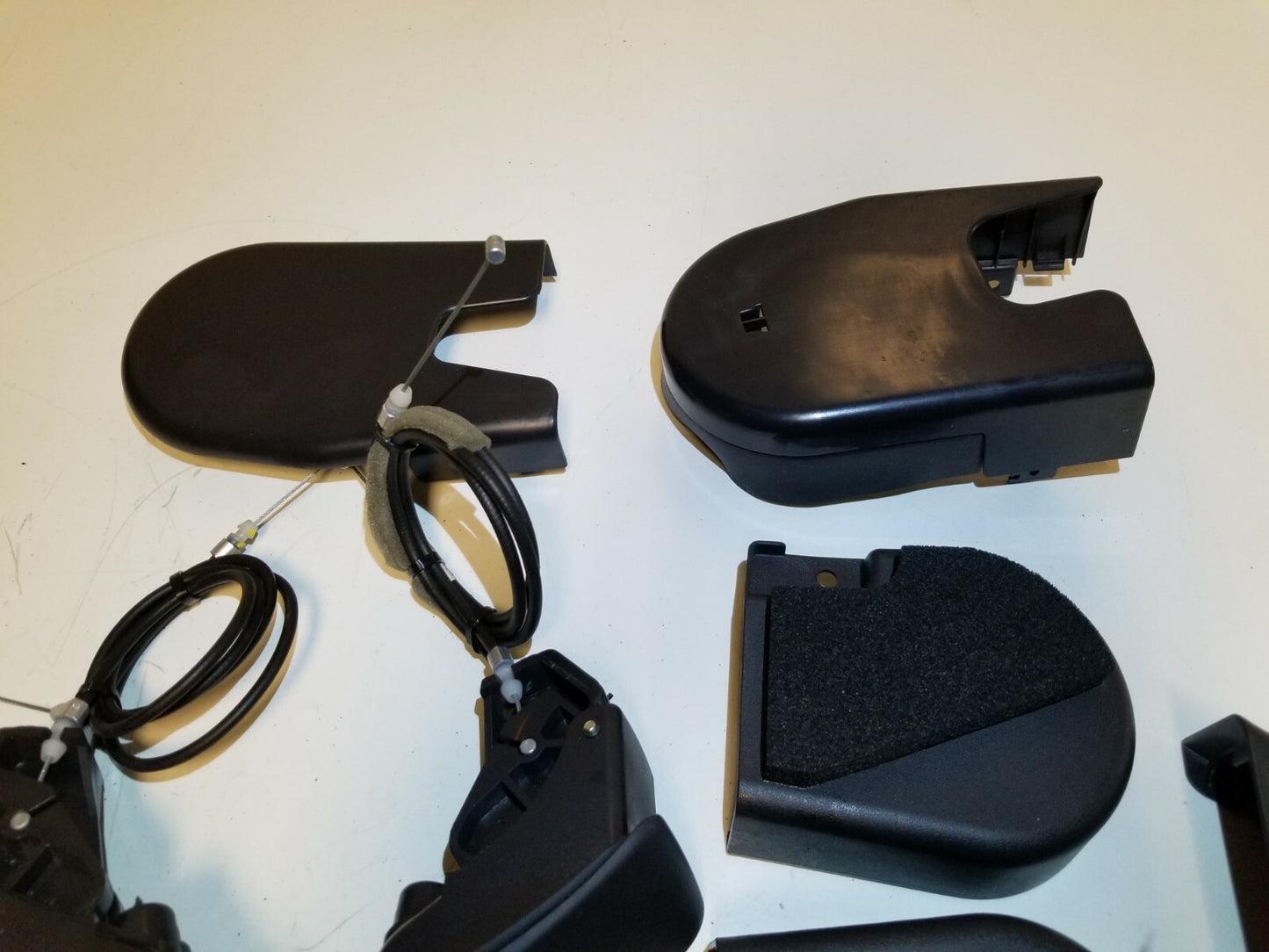 2012 Scion Tc Rear Seat Trim & Seat Lock Control Lever & Guide Sleeve 13 Pcs OEM