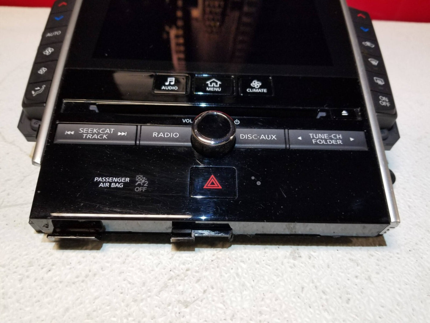 2017 Infiniti Q50 A/c Heater Climate Control & Radio Control Switch OEM