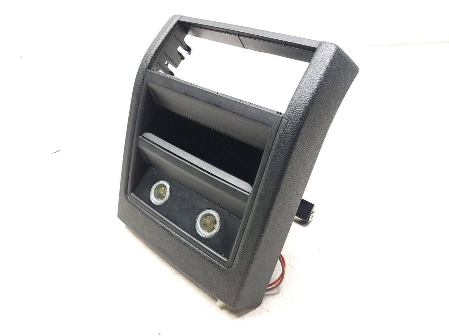 14-18 BMW X5 F15 Center Console Trim Rear W/ 12v Socket OEM