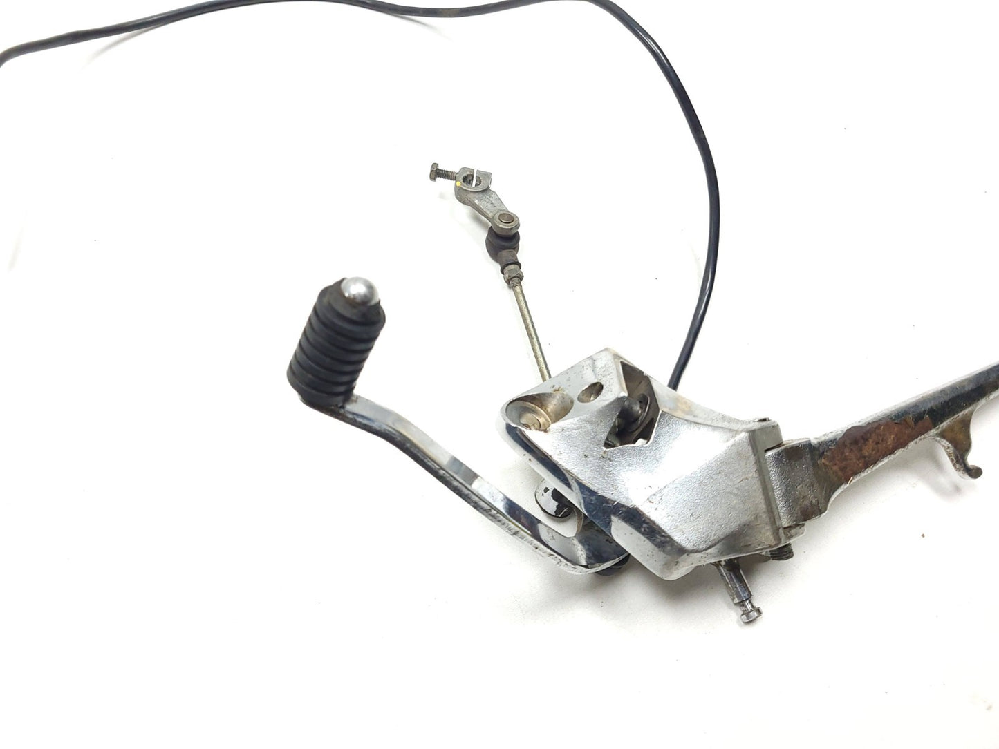 2001 Suzuki Sawage Ls650p Gear Shift Pedal & Kickstand Side Assembly OEM