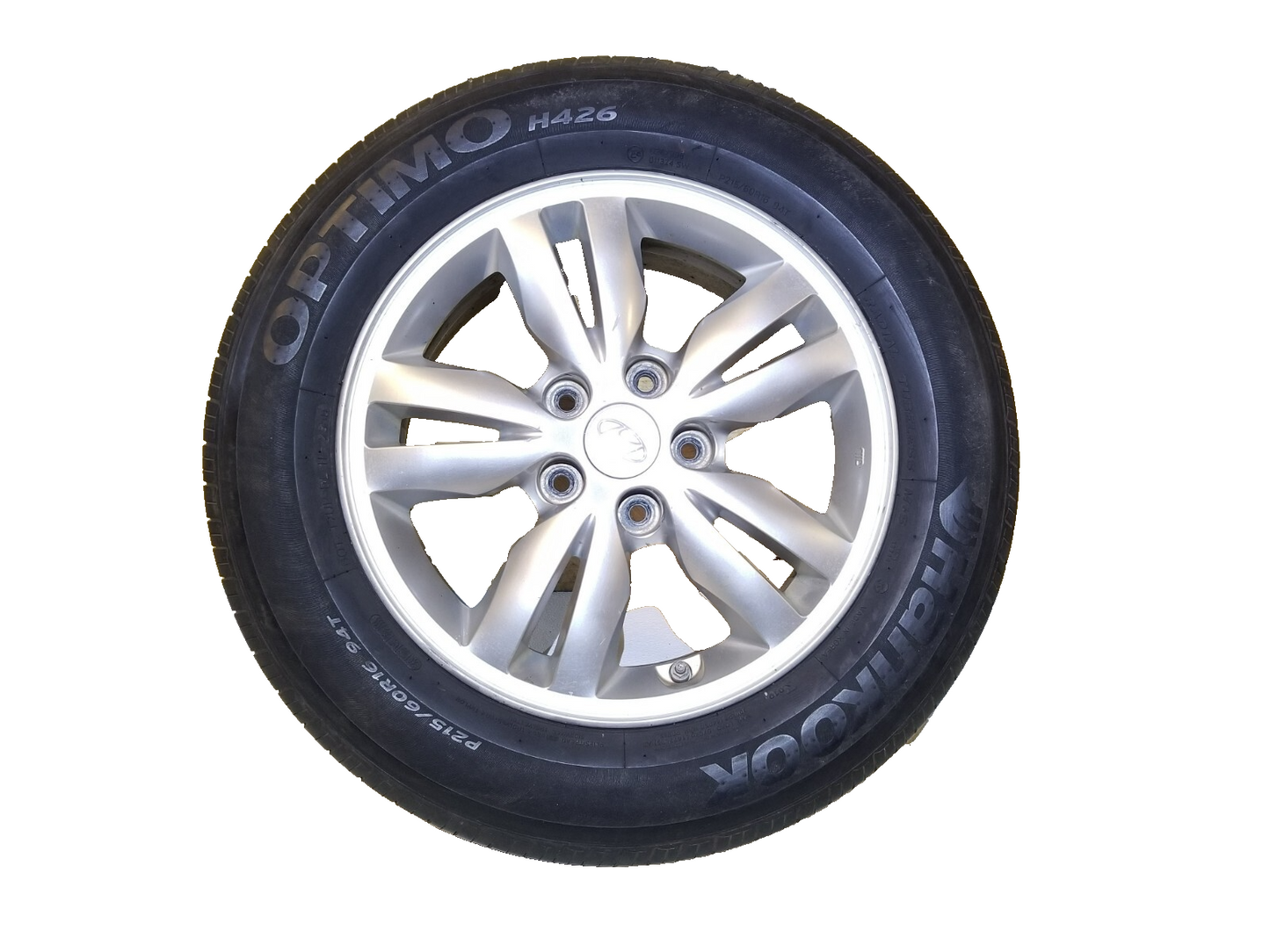 2008 Hyundai Tucson  Alloy Wheel Rim & Tire 215/60r16 OEM