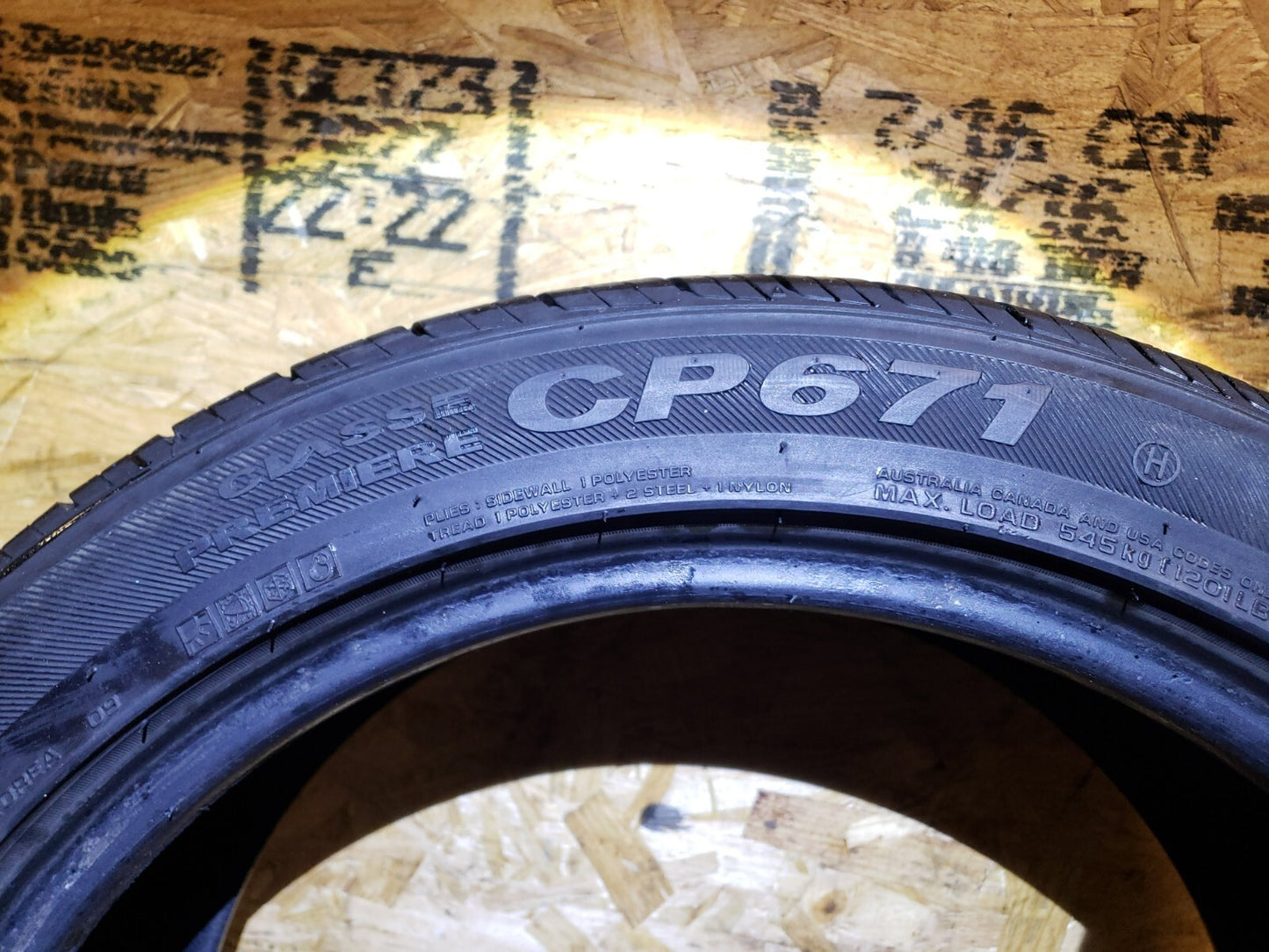 Nexen Cp671 215/45r17 87h Tread 8/32" Used Tire