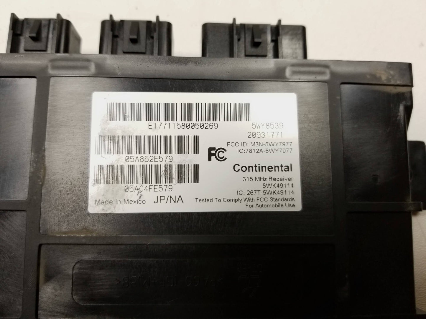 2011 Cadillac CTS Anti Theft Locking Module OEM