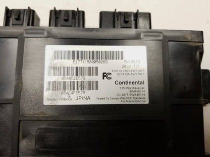 2011 Cadillac CTS Anti Theft Locking Module OEM