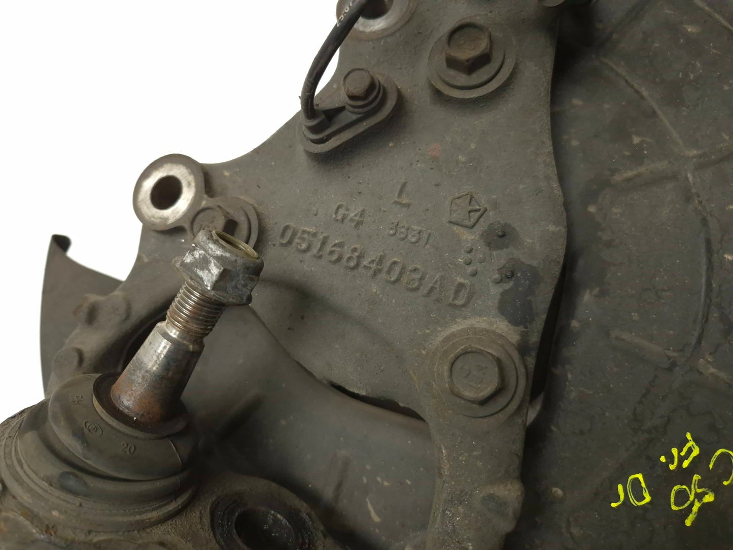 2020 Dodge Challenger 5.7l Front Spindle Knuckle W/ Wheel Hub Driver Side OEM