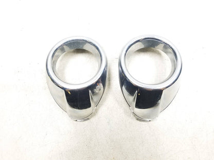 12 - 18 Ford Focus Front Fog Light Trim Chrome Pair OEM