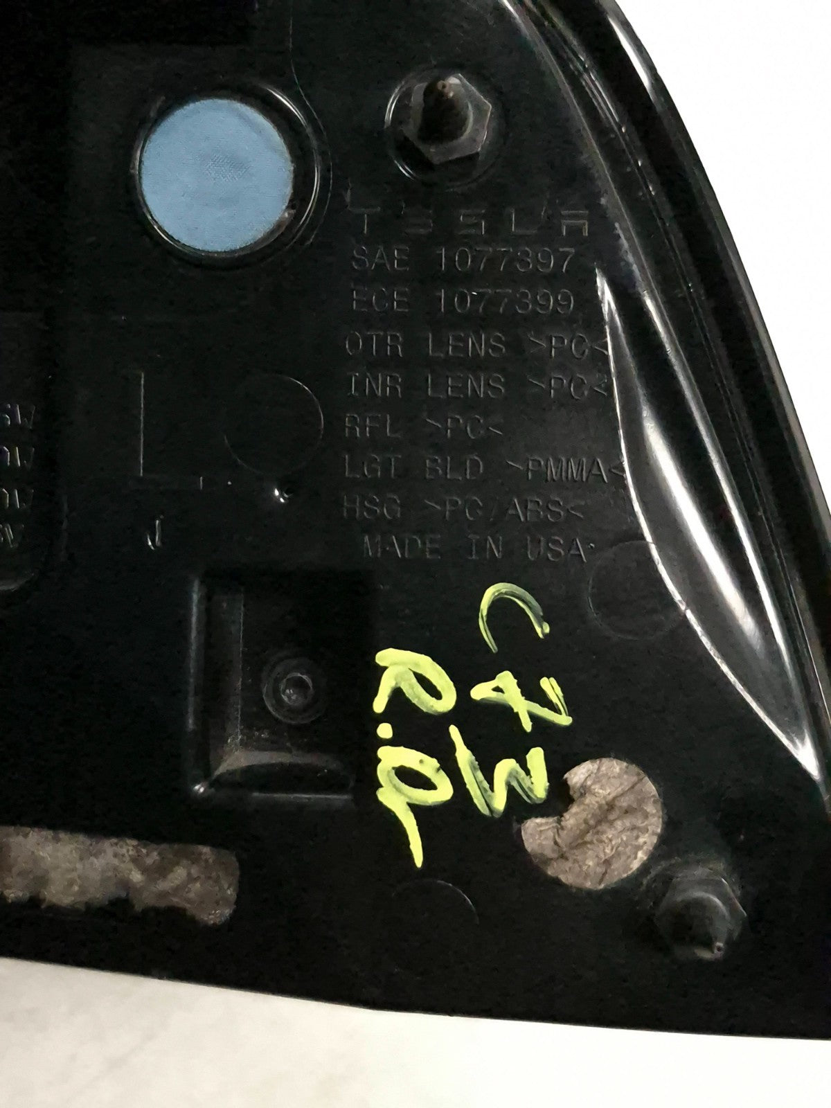 2019 Tesla Model 3 Tail Light Outer Driver Side Left OEM