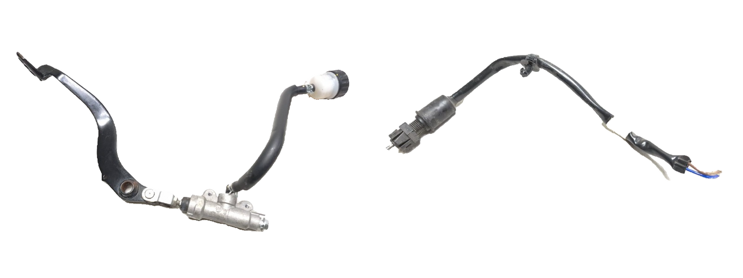 2021 Kawasaki Z125 Pro Rear Brake Master Cylinder W/ Brake Pedal & Sensor OEM