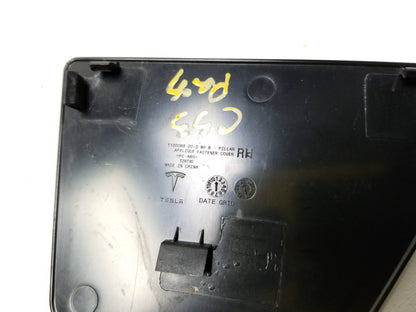 2021 Tesla Model 3 Pillar Applique Cover Left & Right Pair OEM