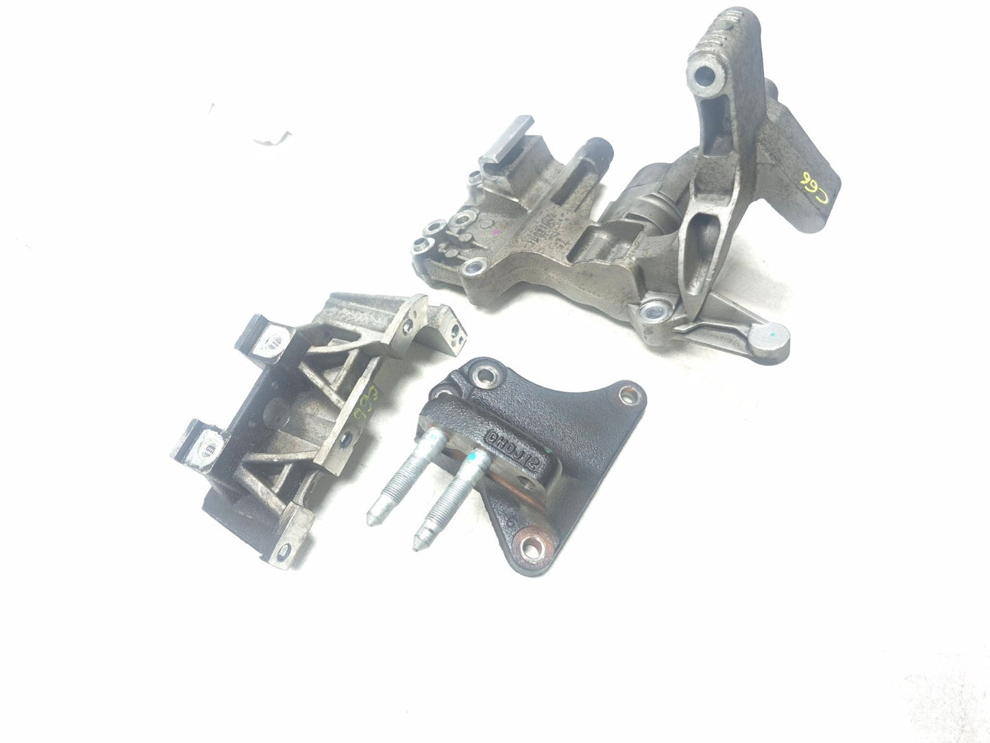 2012 Hyundai Sonata 2.4l Belt Tensioner & A/c Compressor Bracket 3 Pcs OEM