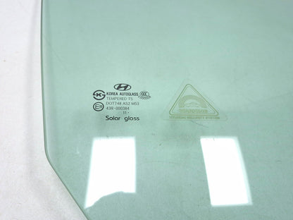 2013 Hyundai Genesis Coupe Door Window Glass Front Passenger Side Right OEM