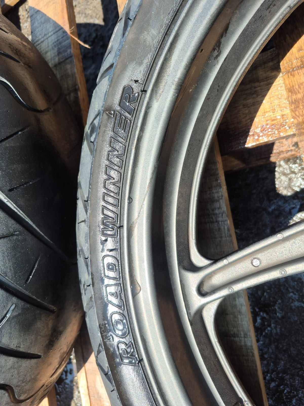2013 Honda Cbr250 Wheel Rim W/ Tire Front & Rear *straight* OEM