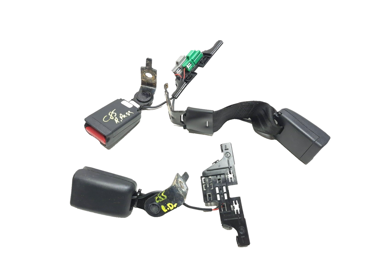 2022 Tesla Model 3 Rear Seat Bel Buckle Latch 3pcs OEM