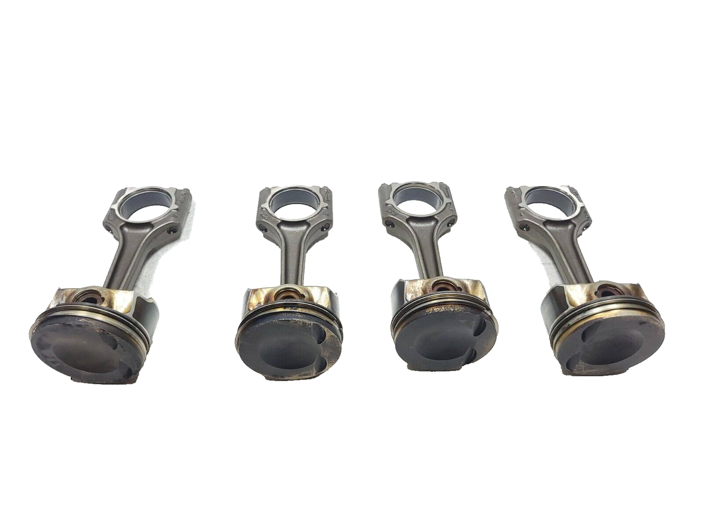 2009 Audi A4 Quattro Piston W/ Connecting Rod 4pcs  2.0t OEM