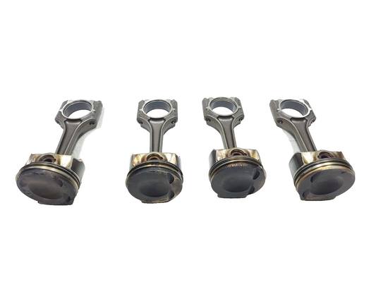 2009 Audi A4 Quattro Piston W/ Connecting Rod 4pcs  2.0t OEM