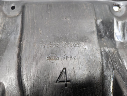 2014 Infiniti Q60 Coupe Front Engine Splash Shield OEM ✅